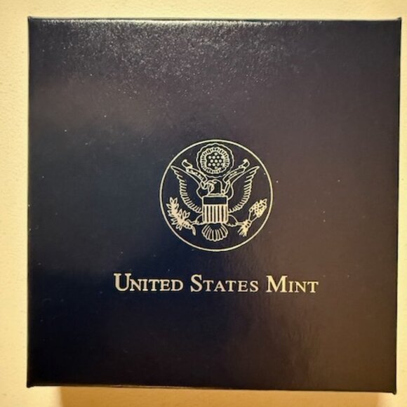 2008 Bald Eagle Commemorative Silver Dollar Proof w/COA Box - Picture 3 of 10